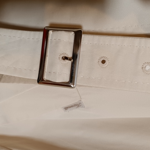 Vintage Faconnable Khaki Trench Coat Made In Italy - Picture 7 of 12